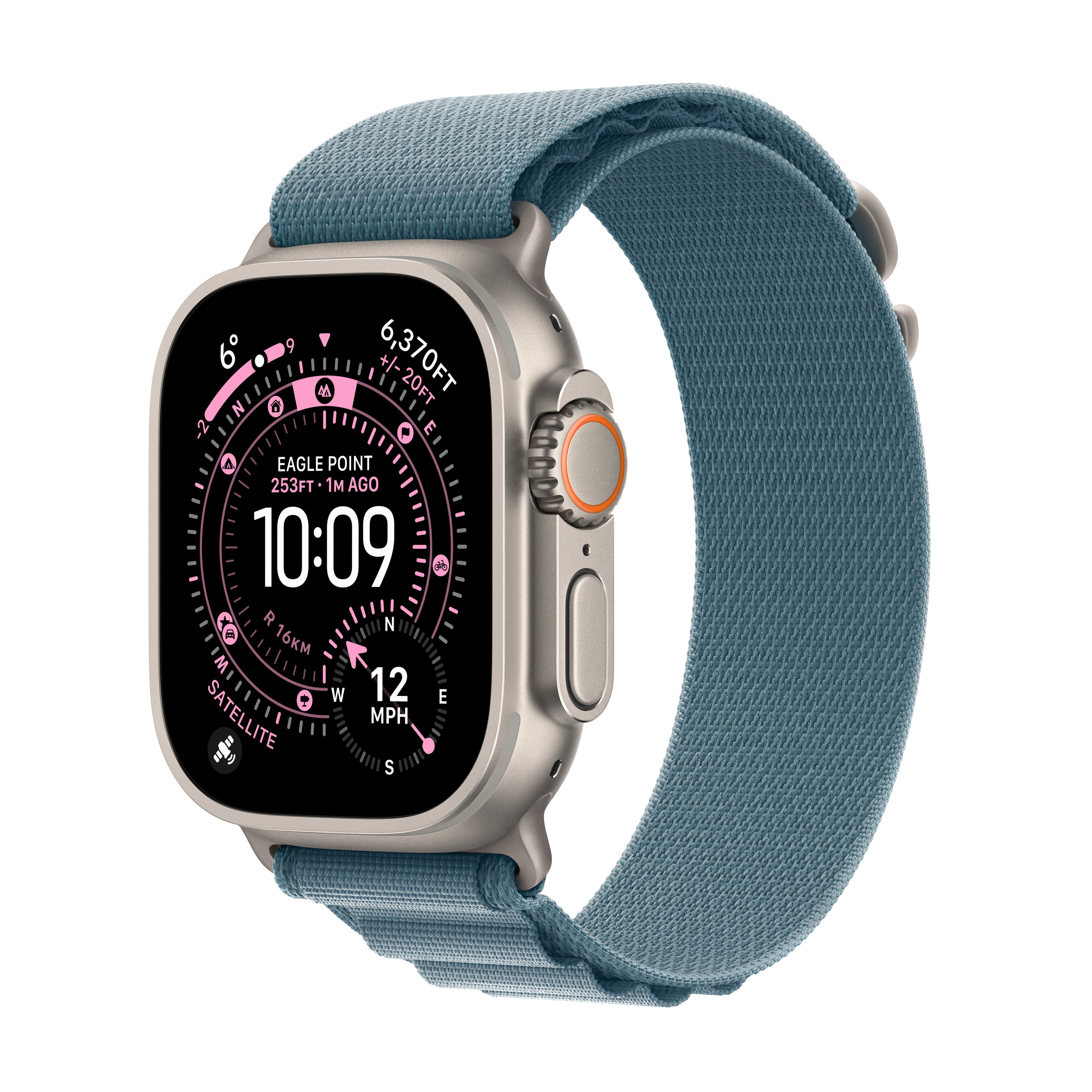APPLE WATCH ULTRA 3 GPS+CELL 49MM NATURAL TITANIUM - LIGHT BLUE ALPINE image 1