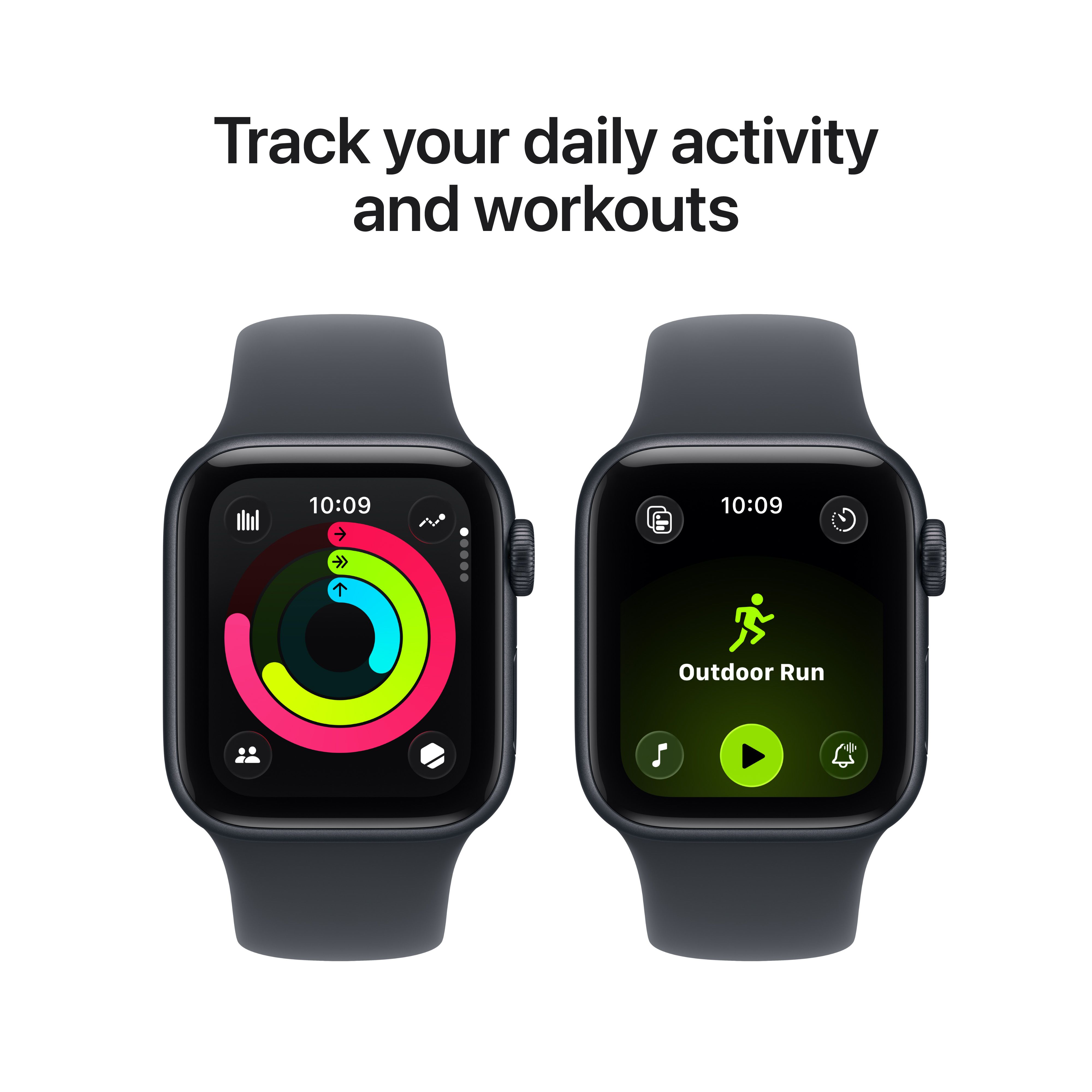 Apple Watch SE3 GPS 40mm Midnight Aluminium case - Midnight sportbnd image 6