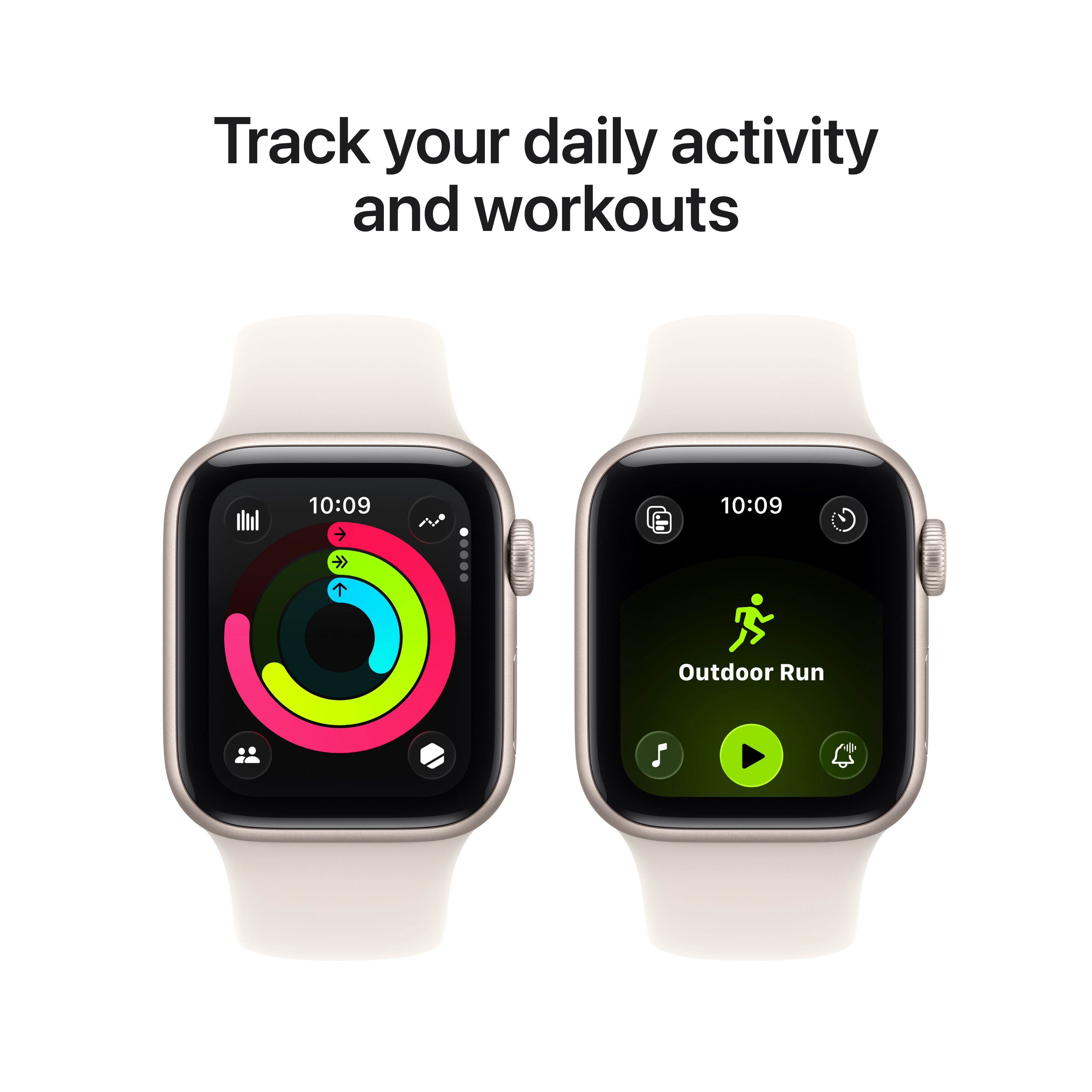 Apple Watch SE3 GPS+Cell 40mm Starlight Alumin case Strlight sportbnd image 6