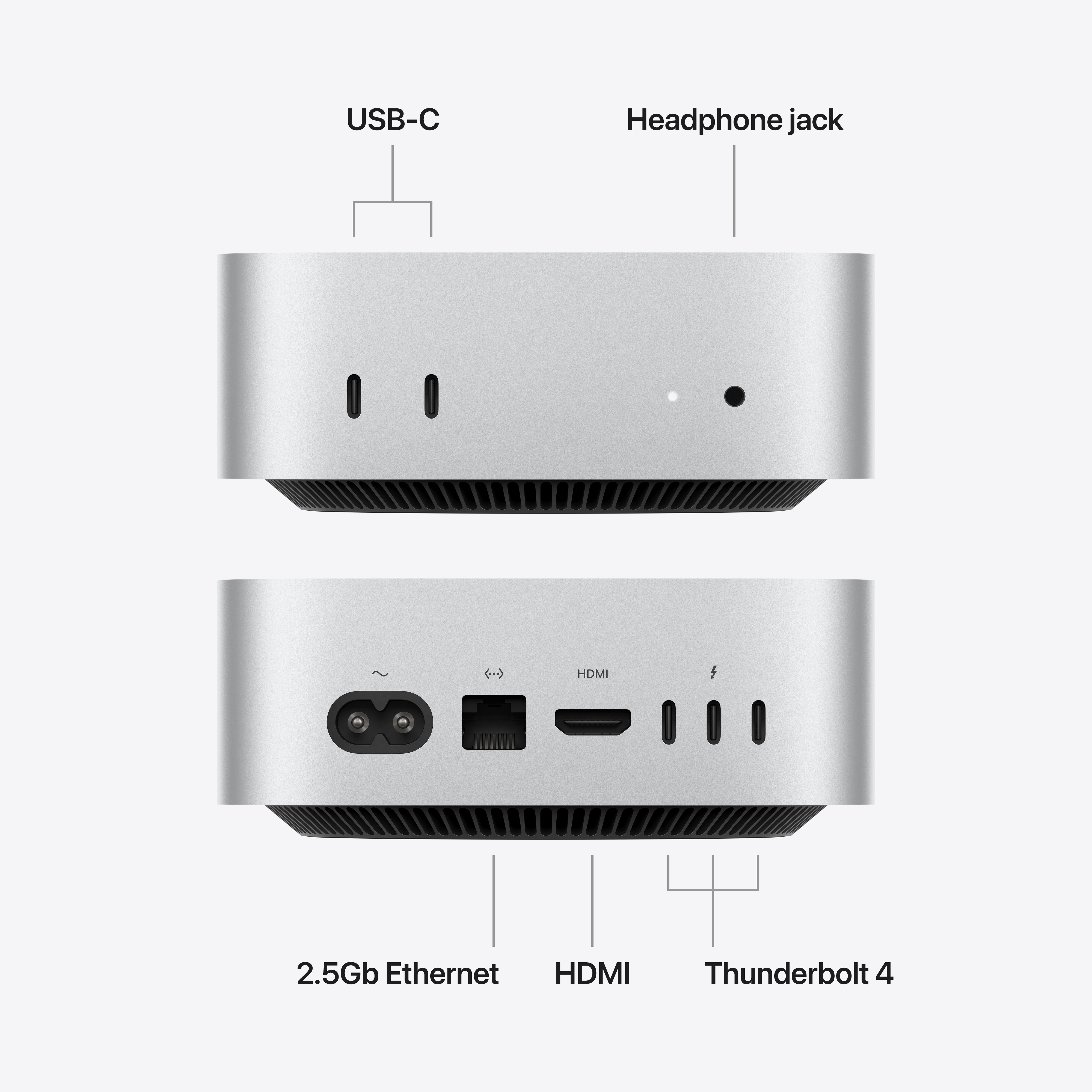 Mac Mini M6 12-Core CPU 12-Core GPU 16GB 1TB 2.5 Gigabit Ethernet image 4