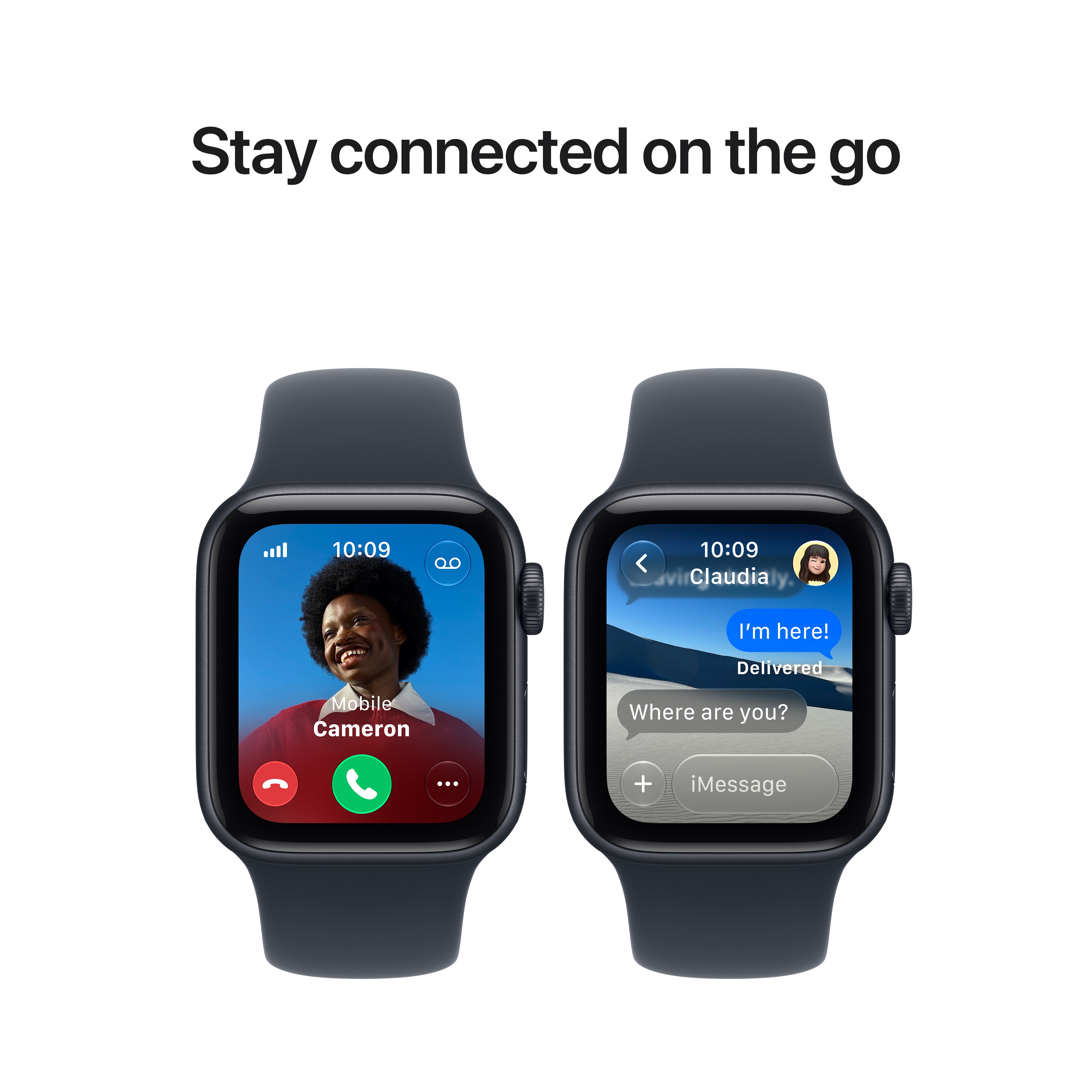 Apple Watch SE 3 GPS + Cellular 40mm Midnight Aluminium Case S/M image 6