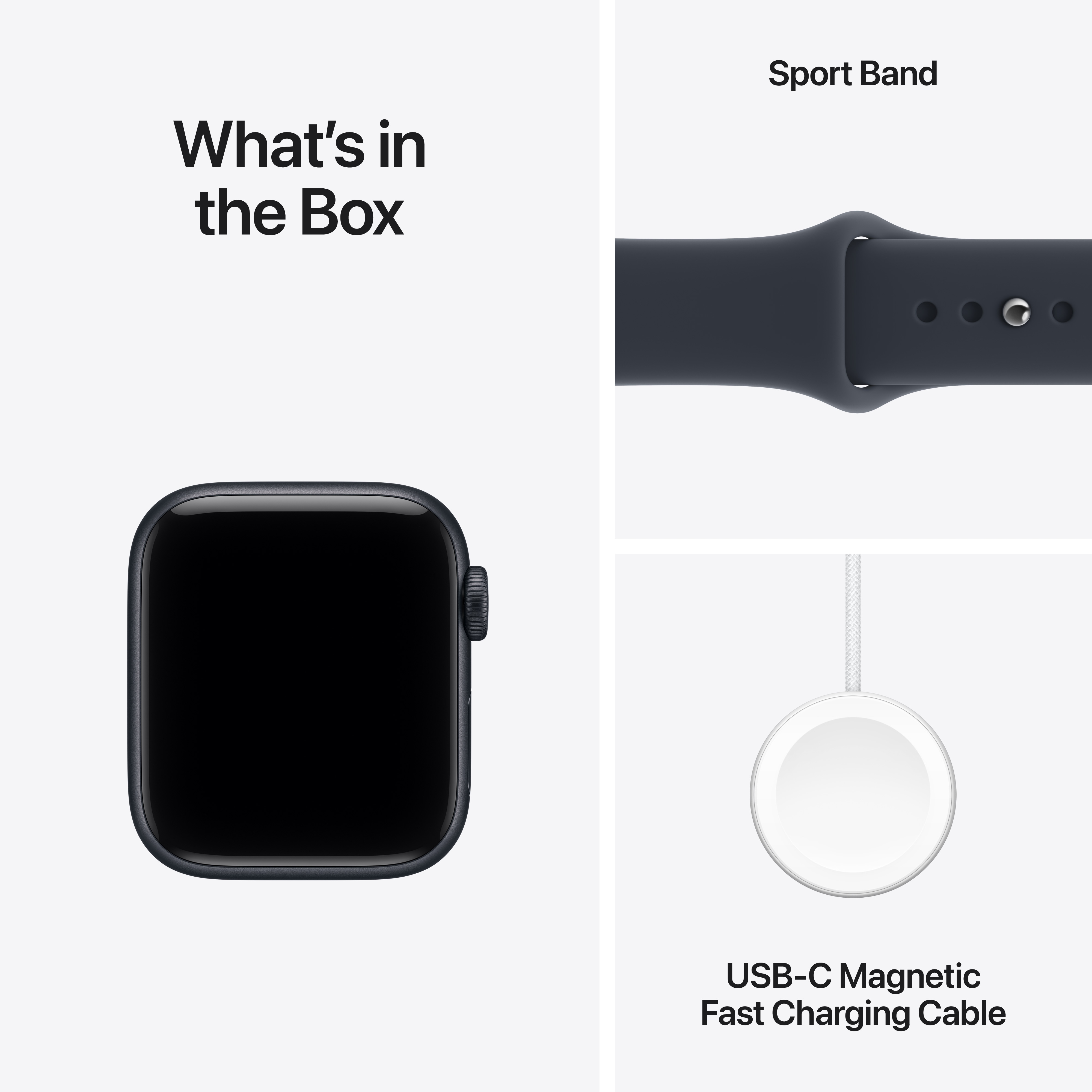 Apple Watch SE 3 GPS + Cellular 40mm Midnight Aluminium Case S/M image 8