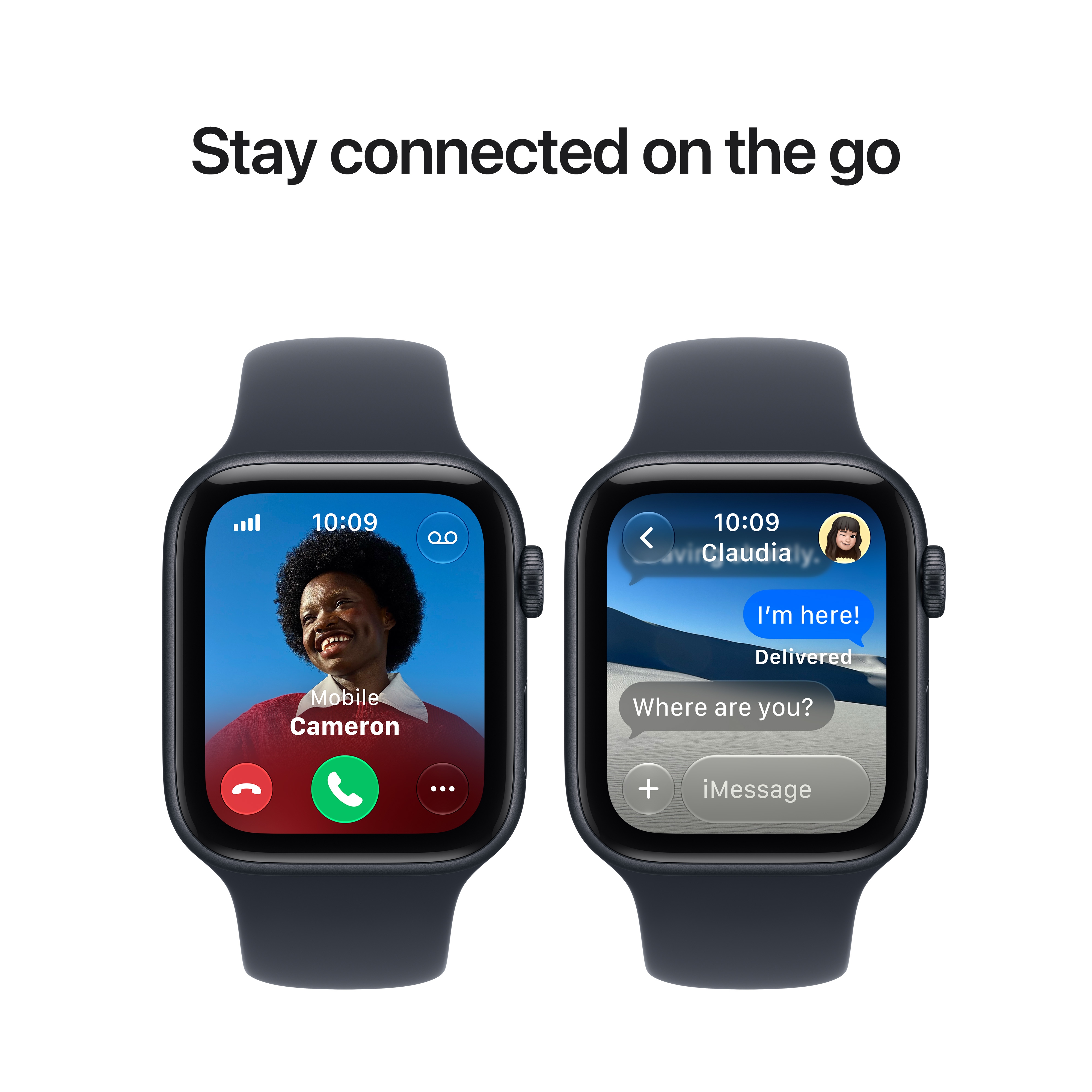 Apple Watch SE 3 GPS + Cellular 44mm Midnight Aluminium Case M/L image 6