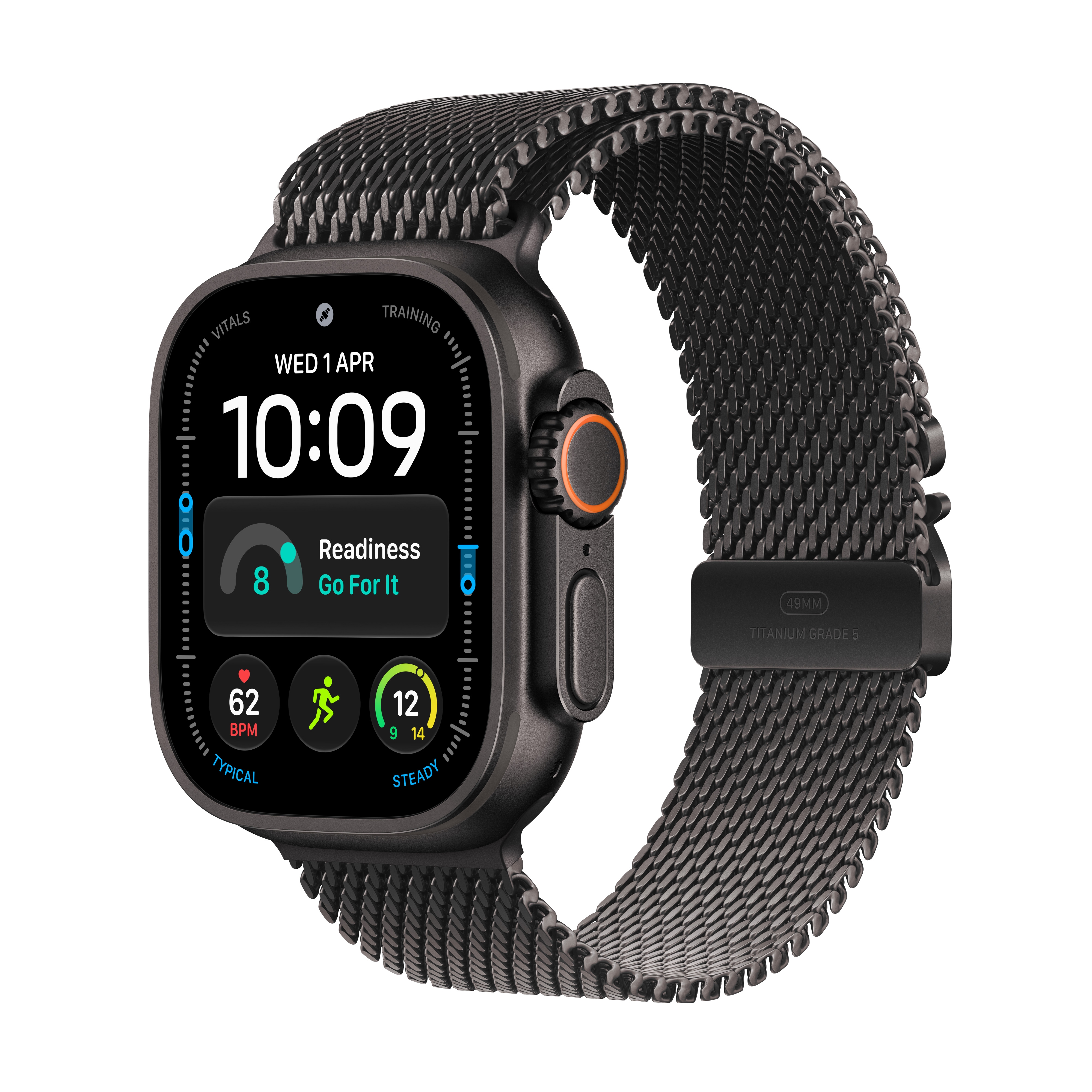Apple Watch Ultra 4 GPS + Cellular 49mm Black Titanium Case Small image 1