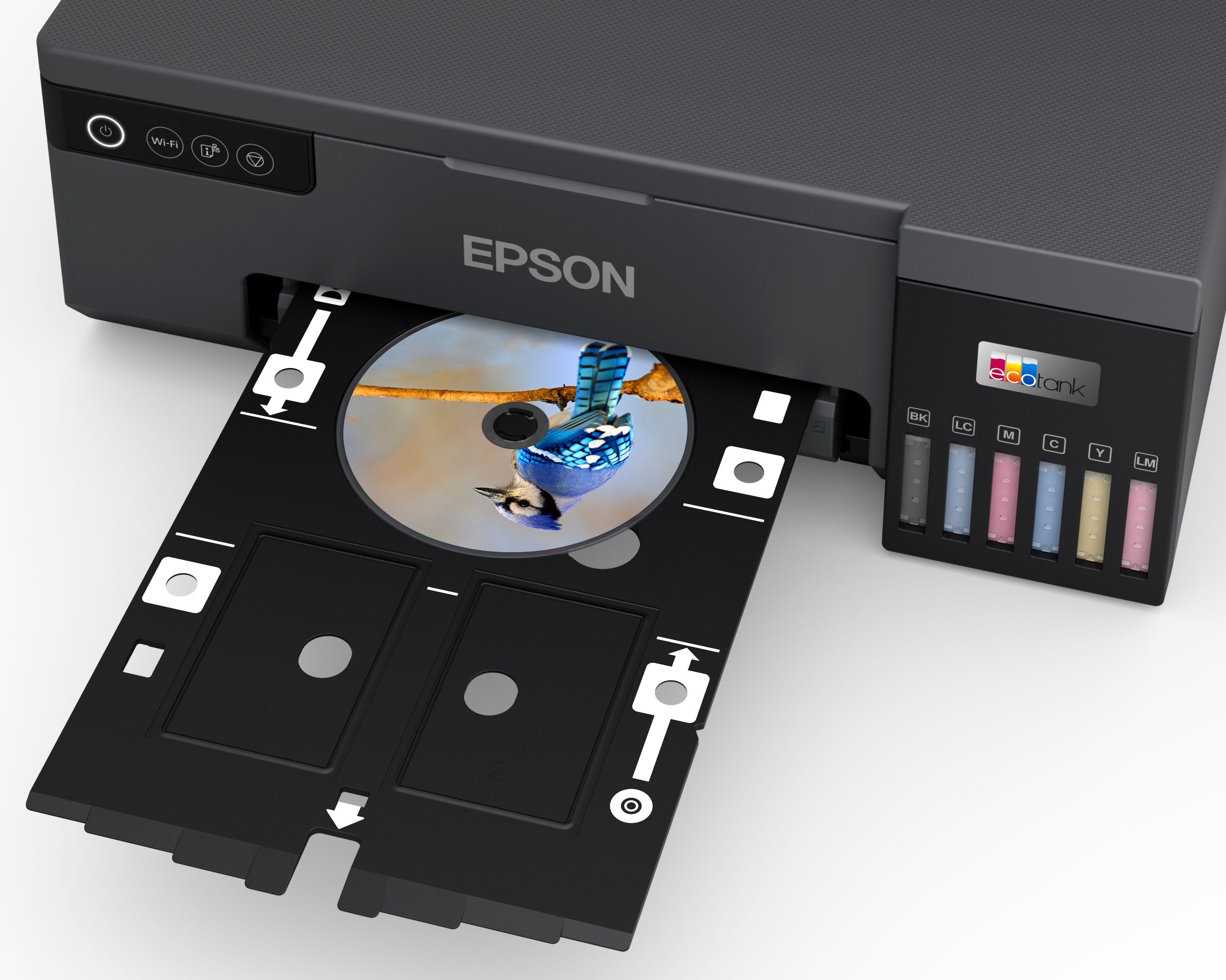 Epson L8050 direct CD and DVD printing