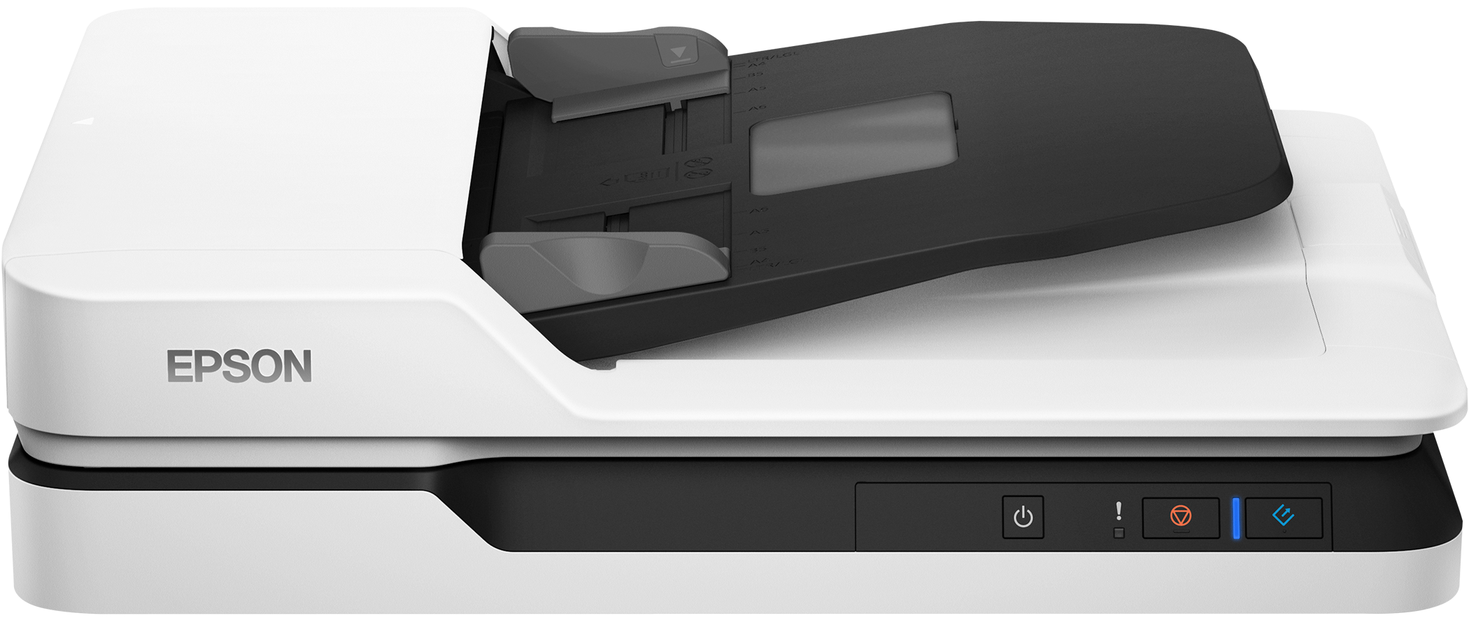 Epson WorkForce DS-1630 scanner open view
