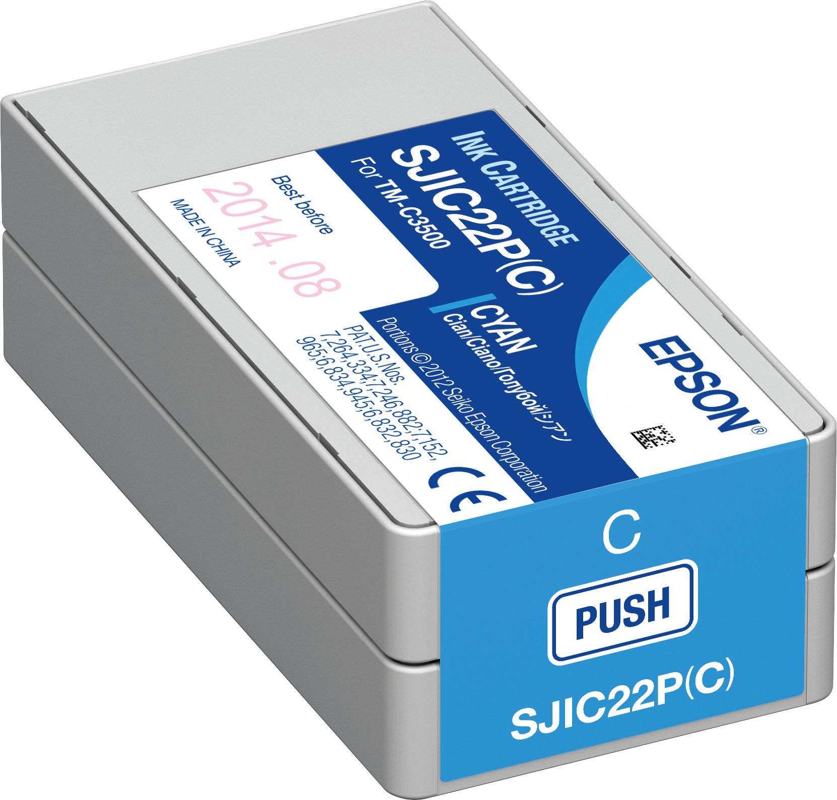 SJIC22P(C): Ink cartridge for ColorWorks C3500 (Cyan) | Epson Україна