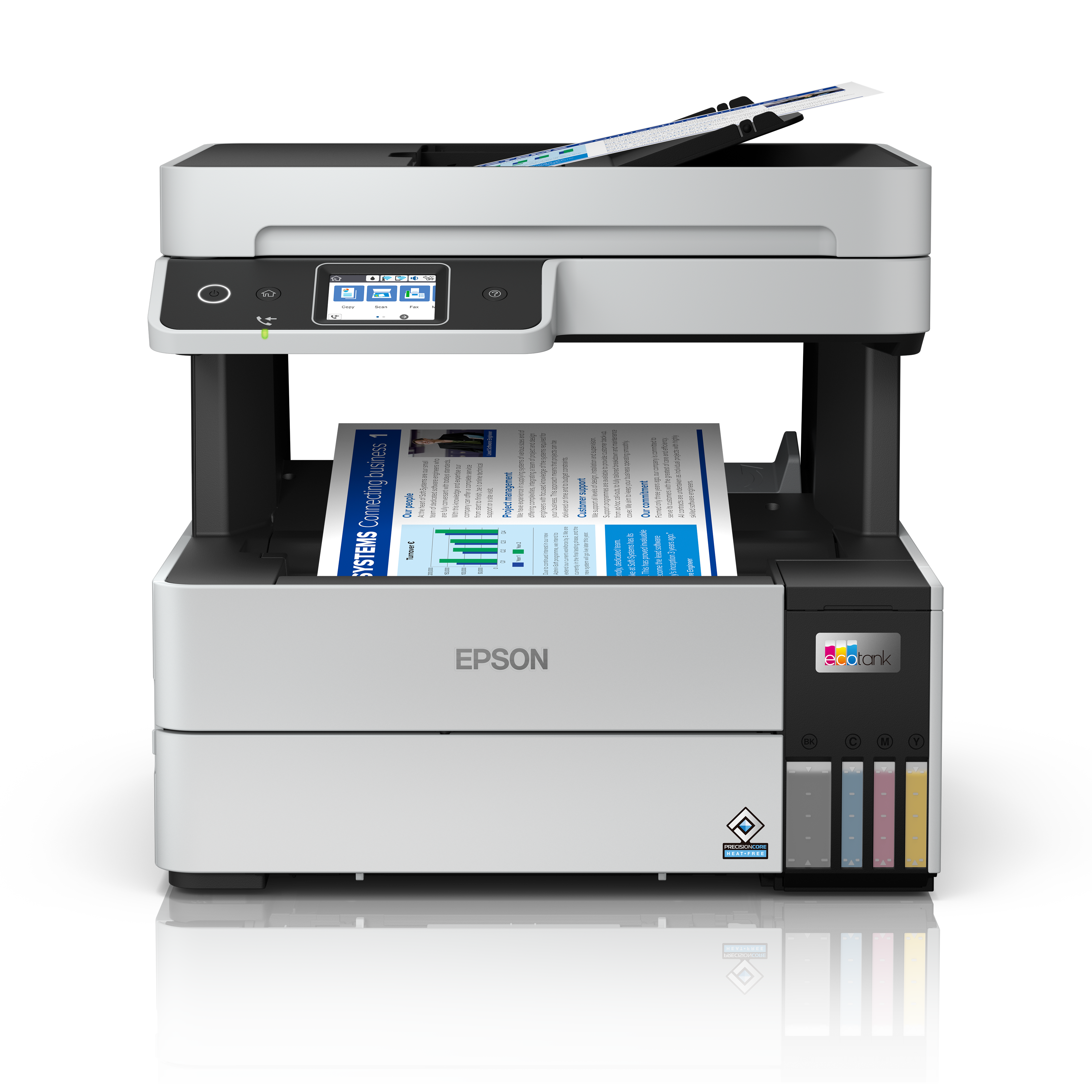 Epson EcoTank L6490 fast PrecisionCore business printer